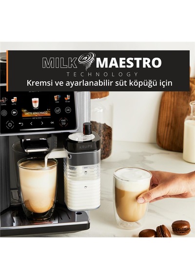 Krups Sensation Elite Hot & Cold Tam Otomatik Espresso Kahve Makinesi