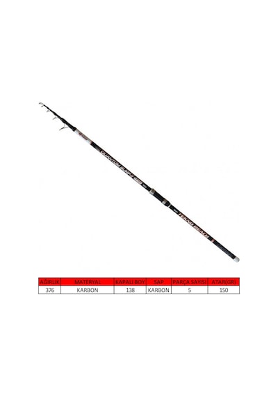 Captain 1691 Quantum II Tele Surf Kamış 390CM 80-150gr Atarlı