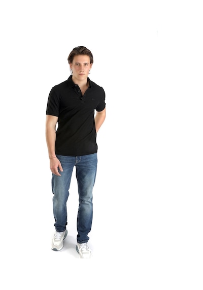 Lee Cooper Tylen Erkek Polo Yaka T-Shirt Siyah-17655-Siyah