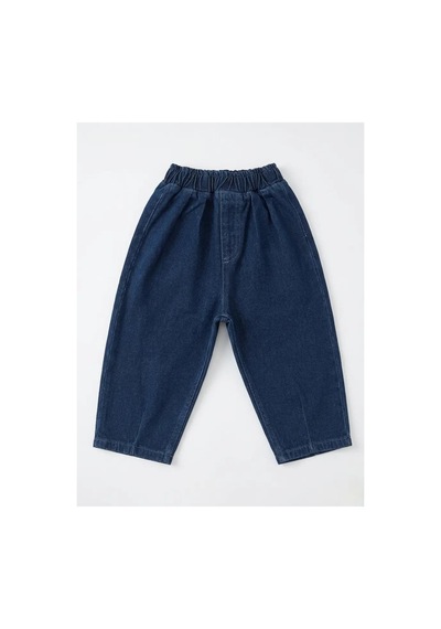 Poala Kids Unisex Blue Balloon Jeans Lacivert