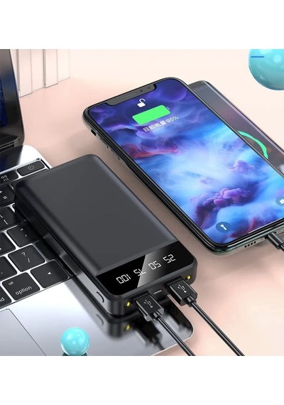 Power Bank 30000 Mah Harici Pil, Taşınabilir Şarj Cihazı 4434