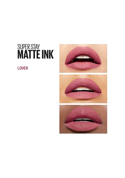 Maybelline New York Super Stay Matte Ink Likit Mat Ruj - 15 Lover Pembe 00