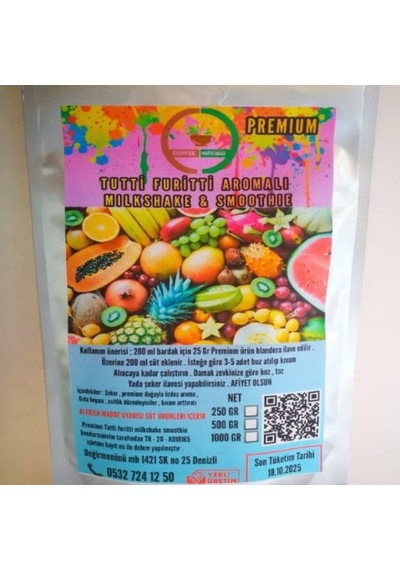 Coffee NaturelleTutti Frutti Aromalı Milkshake & smoothie 1 KG