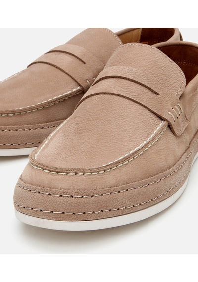 Hotiç Erkek Nubuk Bej Rahat Tabanlı Loafer 02ayh302550a300 Bej
