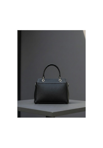 Just Polo Kadın Şık Ve Lüx El & Omuz Çantası Ebat 18 X 26 Cm Shopper Siyah 05815468
