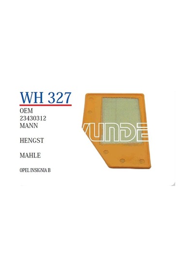 23430312 Wunder Wh327 Opel Insıgnıa Sport Hava Filtresi