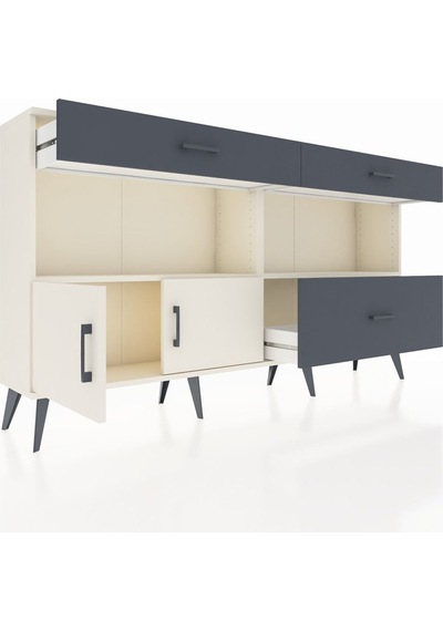 Arges Konsol 2 Raflı 3 Çekmeceli 2 Kapaklı 176x30x99 Aytaşı-aytaş Aytaşı-aytaşı/antrasit Arges Konsol 2 Raflı 3 Çekmeceli 2 Kapaklı 176x30x99 Aytaşı-aytaş Aytaşı-aytaşı/antrasit