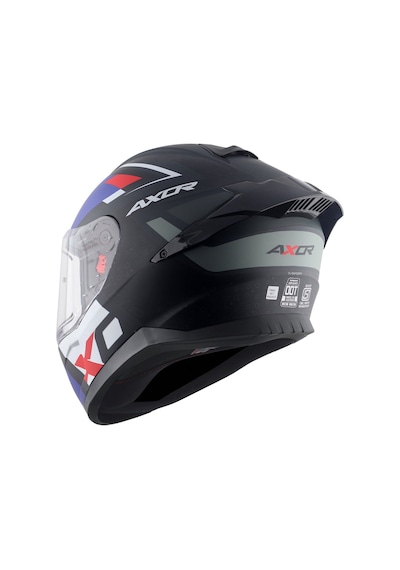 Axor Saber X Sports Kapalı Kask Mavi - Siyah
