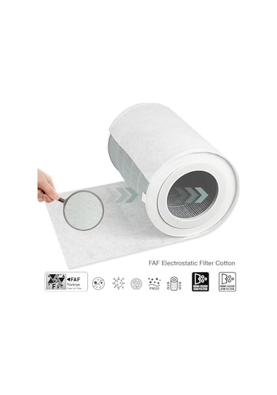 Faf Fresh Air Filter 10/pcs Electrostatic Dust Trap Pre-filter For Purifier Serileri İle Uyumlu Hava Temizleyici Filtre Üstü Elektrostatik Toz Tutucu Koruyucu 3000i Serisi / Ac3033-ac3039