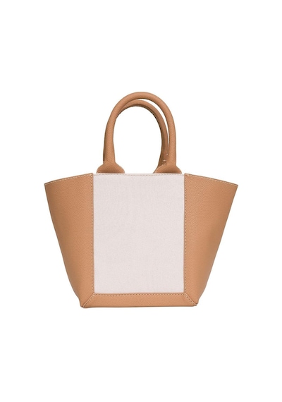 Dogo Kadın Vegan Deri Kahverengi Tote Bag - Warner Bros Scooby Doo Found Love Tasarım Çok Renkli