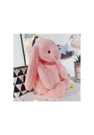Uyku Arkadaşım Uzun Kulak Bunny Peluş Tavşan 65 Cm Pembe Genel