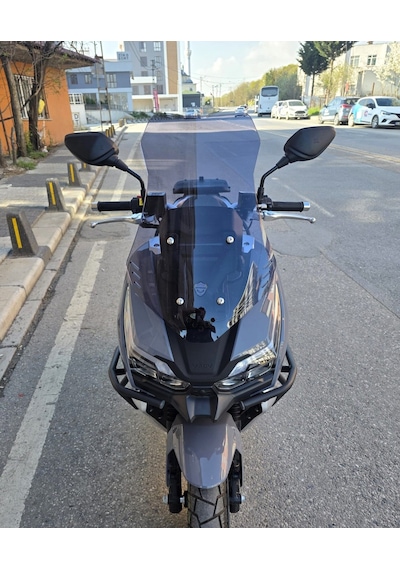 Motocam Rks Freccia Ön Cam 2022-2026 Model 55cm Füme Renkli 4mm Kısa