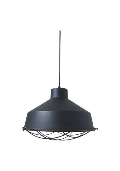 Rys Retro Metal Siyah Dekoratif Kafesli Siyah İçi Siyah Kafe Mutfak Avize Çap:30 Cm Beyaz