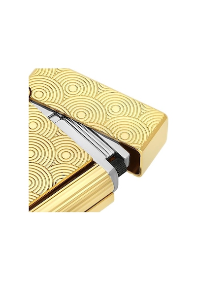 S.t. Dupont Initial Guilloche Gold Daire İşlemeli Puro Çakmağı 20845