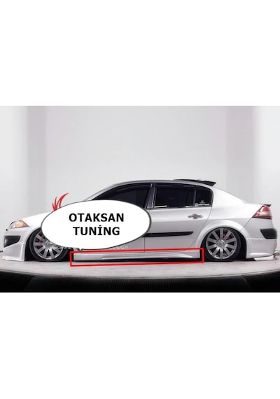 Renault Megane 2 Sedan Marşpiyel Takımı - Plastik