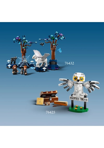 LEGO® Harry Potter™ Hedwig™, Privet Drive 4 Numara’da 76425 7+ Yaratıcı Oyuncak Yapım Seti - 337 Parça
