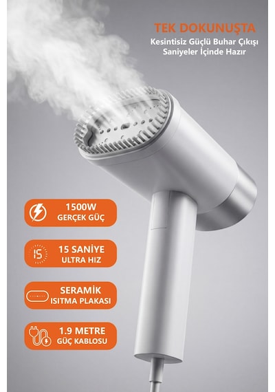 Womidi SL-006 1500 W Portatif Buharlı Pratik El Ütüsü