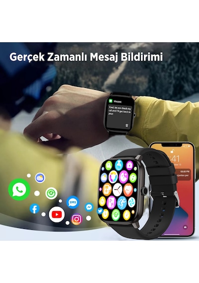 Bix SW03 2.01" Akıllı Saat (Distribütör Garantili)
