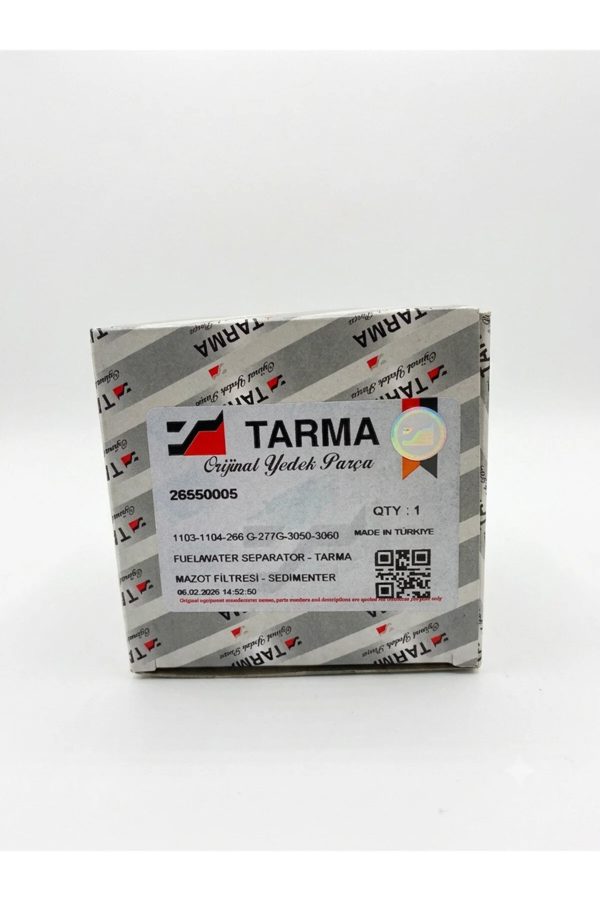 Perkins Motor Sedımenter Filtre Su Ayırıcı Filtre
