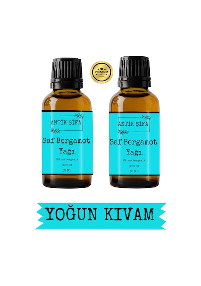 &100 Saf Bergamot Uçucu Yağı - Seyreltilmemiş 2 X 10 Ml 20 ML