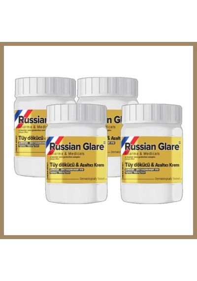 Bezos Russ Glare Nano 4 Tane X 50 Ml Tüylere Krem Russ Merhemi 22 27409627