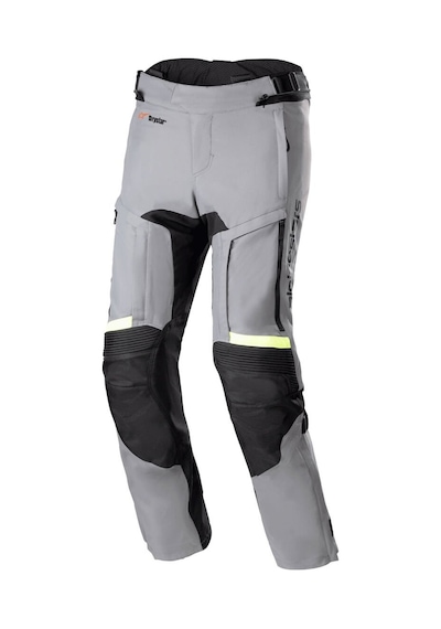 Alpinestars Bogota Pro Drystar Korumalı Motosiklet Pantolonu Gri Siyah Sarı