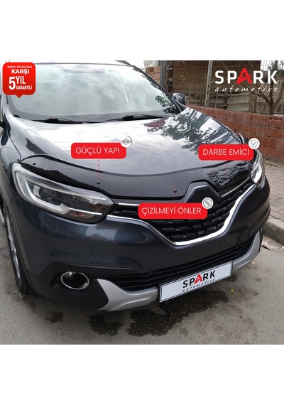 Renault Kadjar 2015- Yılı Ve Sonrası Uyumlu Kaput Rüzgarlığı 3mm