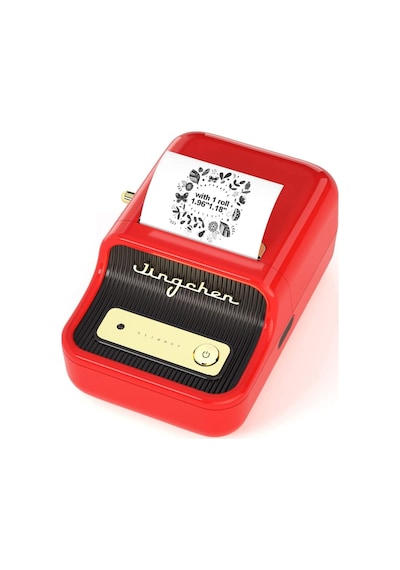 Nıımbot B21s, Taşınabilir, Mürekkepsiz, Termal Etiket Yazıcı Bluetooth, Type-c Kırmızı