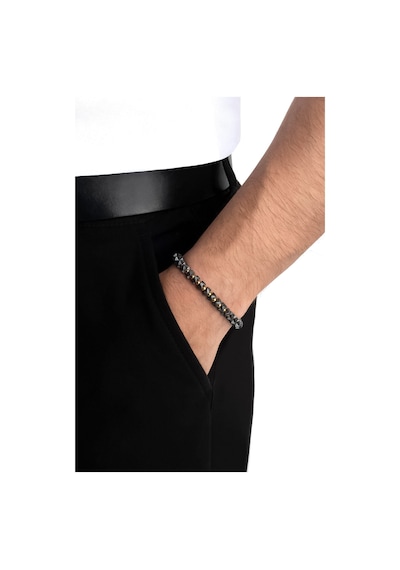 Hematit Taşlı 21 Cm Gümüş Erkek Bileklik Gri 00708838