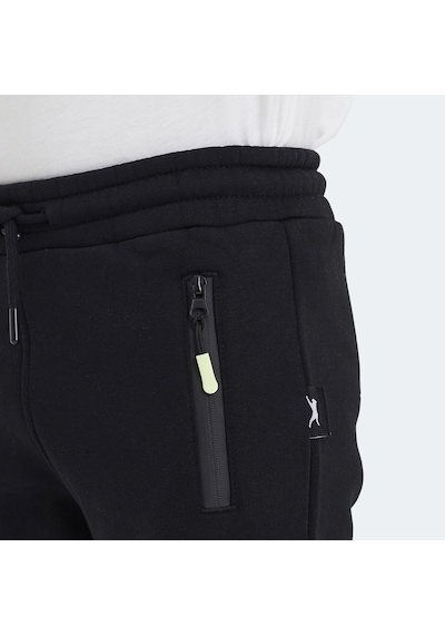 Slazenger  LAMIS Çocuk Fermuar Cepli Siyah Eşofman  Altı