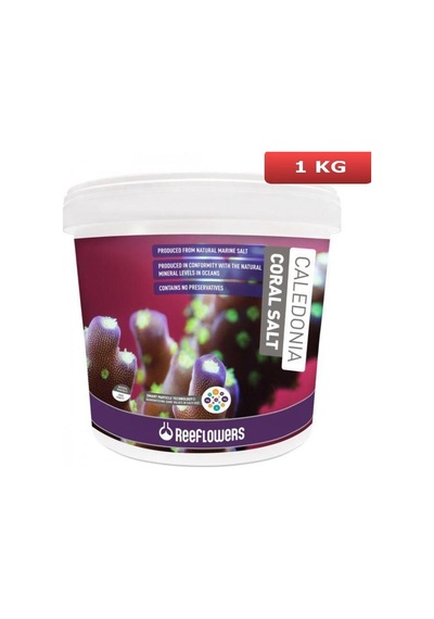 Reeflowers Caledonia Reef Coral Salt Akvaryum Deniz Tuzu 1 KG Açık