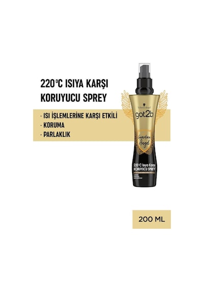 Schwarzkopf Got2b Guardian Angel Isıya Karşı Koruyucu Saç Spreyi 200 ML