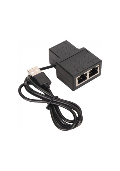 2 Port Ethernet Çoğaltıcı Rj45 Çoğaltıcı