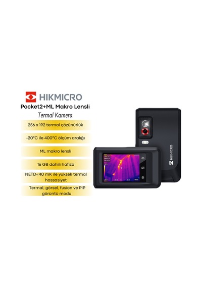 Hıkmıcro Pocket2+ml Makro Lensli Termal Kamera 256x192