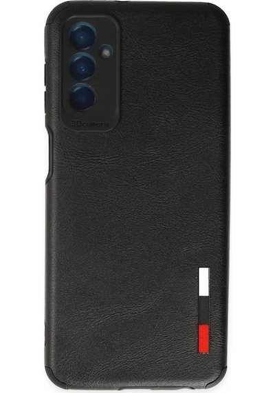 Newface Samsung Uyumlu,  Galaxy M13 Kılıf Loop Deri Silikon - Siyah