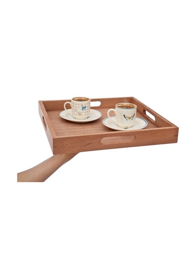 Turkish Coffee Tepsi Sapelli