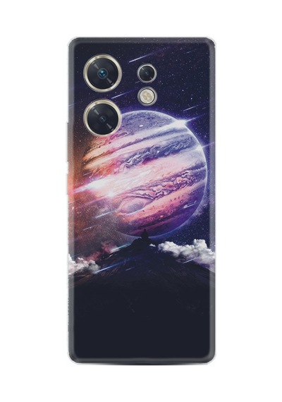 Infınıx Zero 30 4g Kılıf Silikon Desen Özel Seri Super Planet 1797
