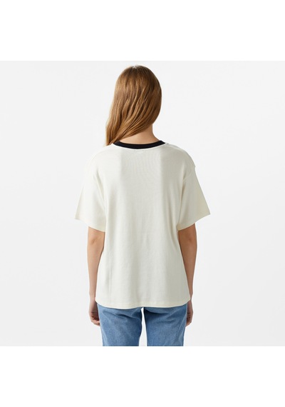The Kooples Classic Kadın Krem T-shirt