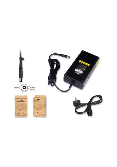 Hp, Msı, Acer Uyumlu Predator 19.5v 9.23a 180w Pinli Uç Notebook Adaptör 7.4 X 5.0mm - Pinli Uç