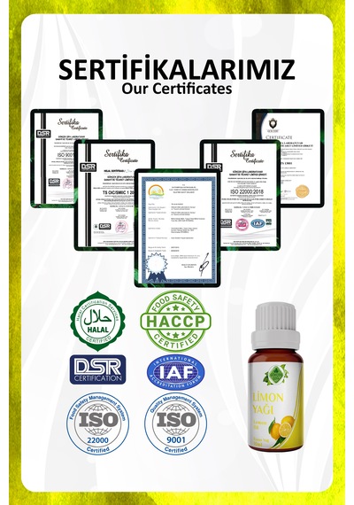 Limon Yağı Lemon Essential Oil 10 Ml.