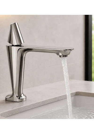 Vıta Kısa Lavabo Bataryası Parlak Krom