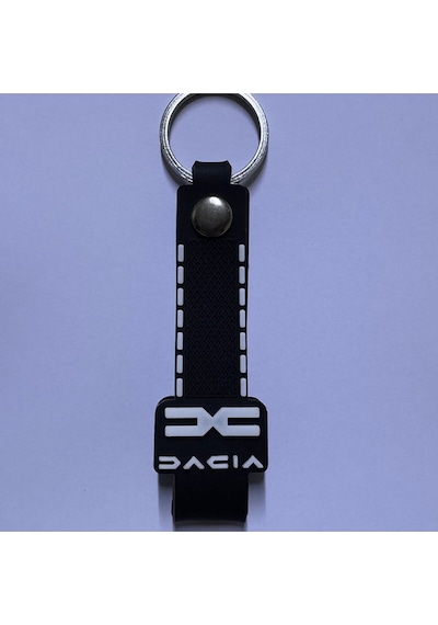 Dacia Dokker İle Uyumlu Logolu Alüminyum Sibop Kapağı Ve Silikon Anahtarlık