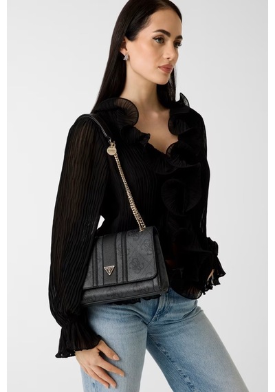 Guess Noelle Iı Kadın Omuz Çantası Hwss9672210 Siyah