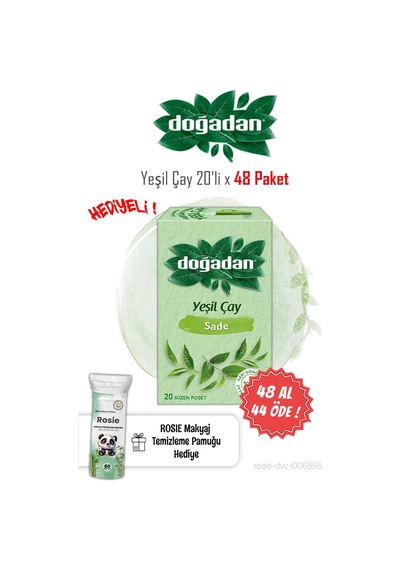 48 Al 44 Öde Doğadan Yeşil Çay 20'li Ve Rosıe