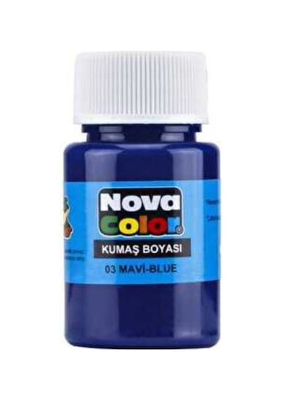 Nova Color Kumaş Boyası 35 Cc Mavi - 4 Adet Mavi