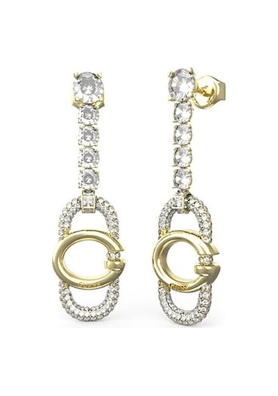 Guess Jgujube04507jwygtu Küpe Altın - Beyaz