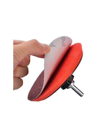 100 Adet Cırt Zımpara Spiral Avuç Taşlama 115 Mm Karma Paket