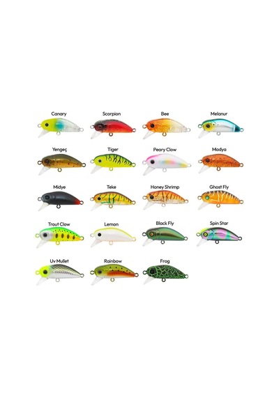 Hanfish Bıdık 35mm 3.1gr Lrf Maket Yem Uv Mullet