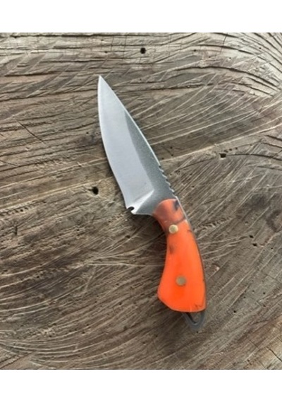 Srm Çelik El Yapımı Mini Kolye Kamp Bıçak Mini Cep Kamp Bıçak Kolye Kamp Çakı 1adet Kahverengi