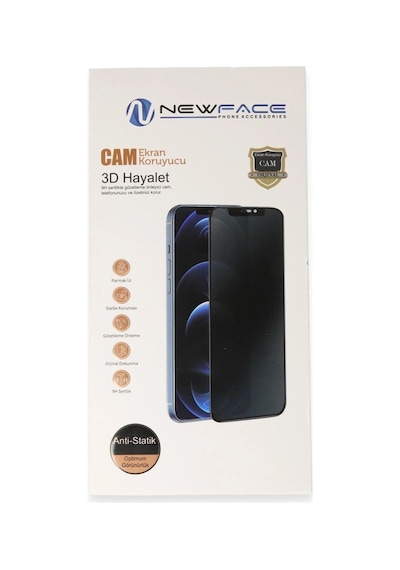 Apple iPhone  Uyumlu  16 Plus 3d Antistatik Hayalet Cam Ekran Koruyucu 43095086